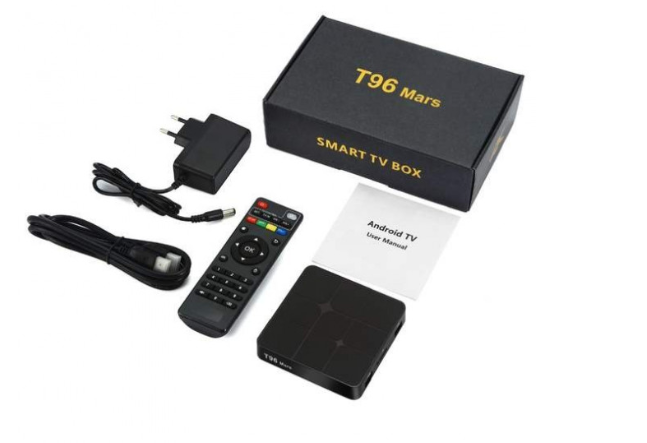 Компактний функціональний медіаплеєр Smart Android TV Box T96 Mars