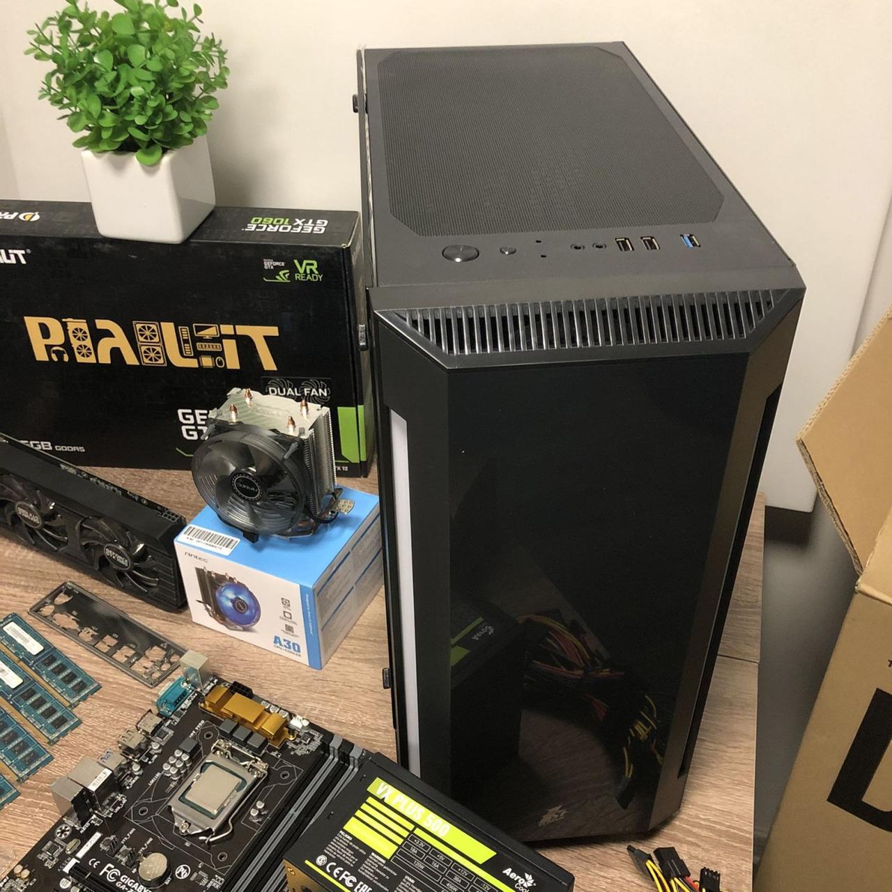 1stPlayer H5-R1 Tower NEW / Intel Core i7-4770 (4 (8) ядра по 3.4 — 3.9 GHz) / 16 GB DDR3 / 240 GB SSD NEW+500