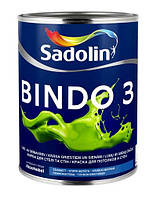 Краска для стен и потолка Sadolin BINDO 3 ( Садолин Биндо 3) 1л