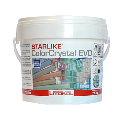 Litokol Starlike Колор Кристал EVO (Літокол Старлайк Колор Кристал Ево) - епоксидна затирка 0-3мм, 2,5 кг