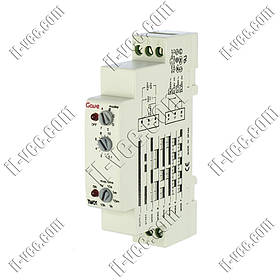 Реле часу багатофункціональне Gawe TM01, 24VDC 24.230VAC, SPDT 5A/250VAC