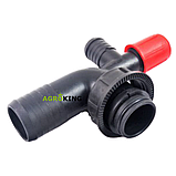 Кран зливний фільтр обприскувача Ø 40 Agroplast (коліно зливний фільтра) AP14KS, фото 4