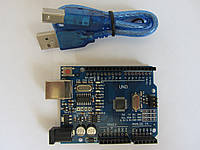 Arduino Uno R3 + USB кабель (2007)