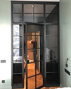 Скляні двері лофт