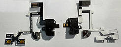Шлейф кнопок гучності + HF iPhone 4G чорного кольору