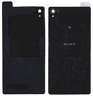 Кришка задня Sony D6603 Xperia Z3, D6633 Xperia Z3 DS, D6643 Xperia Z3, D6653 Xperia Z3, чорна