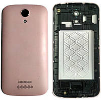 Кришка задня Doogee X3 рожевого кольору