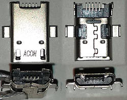 Роз'єм зарядки Asus ZenPad 10 Z300C, ZenPad 10 Z300CG, ZenPad 10 Z300CL, 5 pin, micro-USB тип B