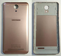 Кришка задня Doogee X7 рожево золотого кольору