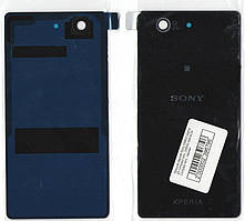 Кришка задня Sony D5803 Xperia Z3 Компактний Mini, D5833 Xperia Z3 Компактний Mini, чорна