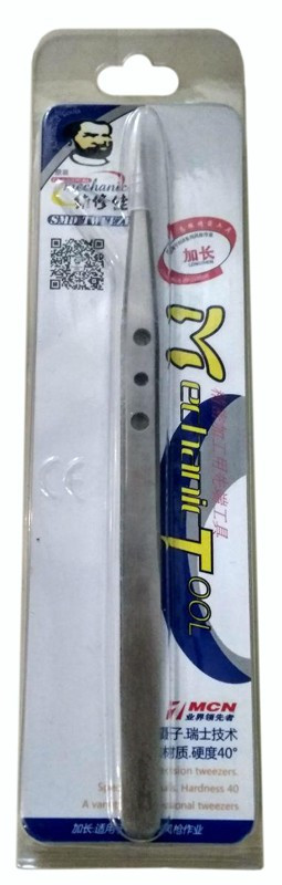 Пінцет MECHANIC Aaa-12 (сталевий , прямий) Високої якості, фото 1