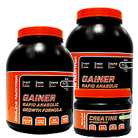 МАС-НАБІР НА 2 МІСЯЦІ: 6 кг RAPID ANABOLIC GAINER, Шоколад Німеччина + CREATINE INTENSIVE FIVE 150 капсул!