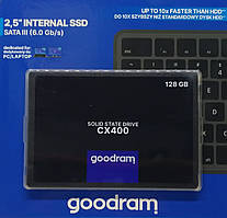 Накопичувач SSD GOODRAM 128GB 2.5" SATAIII 3D TLC (SSDPR-CX400-128)