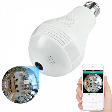 Камера відео спостереження лампочка SMART+DVR WI-FI H302/CAD-B13, фото 2