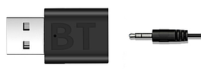 USB Bluetooth 5.0 для ноутбука, ПК, телевізора — приймач із роз'ємом Jack