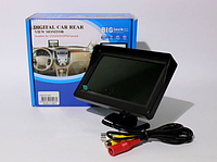 Дисплей LCD 4.3'' для двух камер 043, Автомобильный монитор, Цветной ЖК-монитор, Дисплей в авто для камеры, в