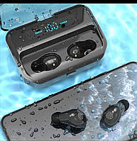 Бездротові навушники Eaphones, Bluetooth 5,0, 4200 мАч, TWS, чохол для зарядки, IPX7, водонепроникні, 9D,