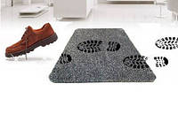 Придверный супервпитывающий коврик Clean Step Mat Коричневый! BEST