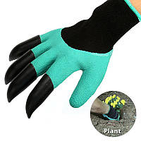 Садовые перчатки с когтями Garden Genie Gloves, Гарден Джени Гловес, перчатки для сада и огорода! BEST