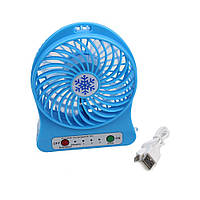 Мини-вентилятор Portable Fan Mini Голубой! Новинка