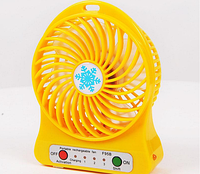 Мини-вентилятор Portable Fan Mini Желтый! Новинка