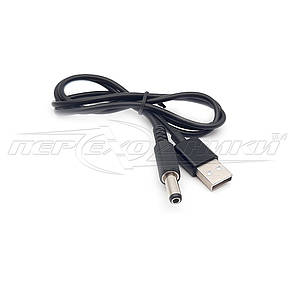 Кабель живлення USB to DC 5.5x2.1 мм, 0.9 м, фото 3