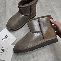 Угги женские коричневые с напылением ugg Australia 40р