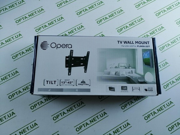 Кріплення для телевізора Opera PLN08-22T 13-42", фото 1