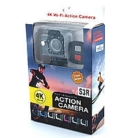 Экшн камера с пультом Dvr Sport S3R remote Wi Fi waterprof 4K, хорошая цена