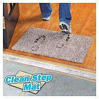 Придверный супервпитывающий коврик Clean Step Mat Черный, хорошая цена