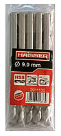 Сверло по металлу 9.0х81х125 мм цилиндрический хвостовик (DIN 338), HAISSER (HS101021/2011135) 15851