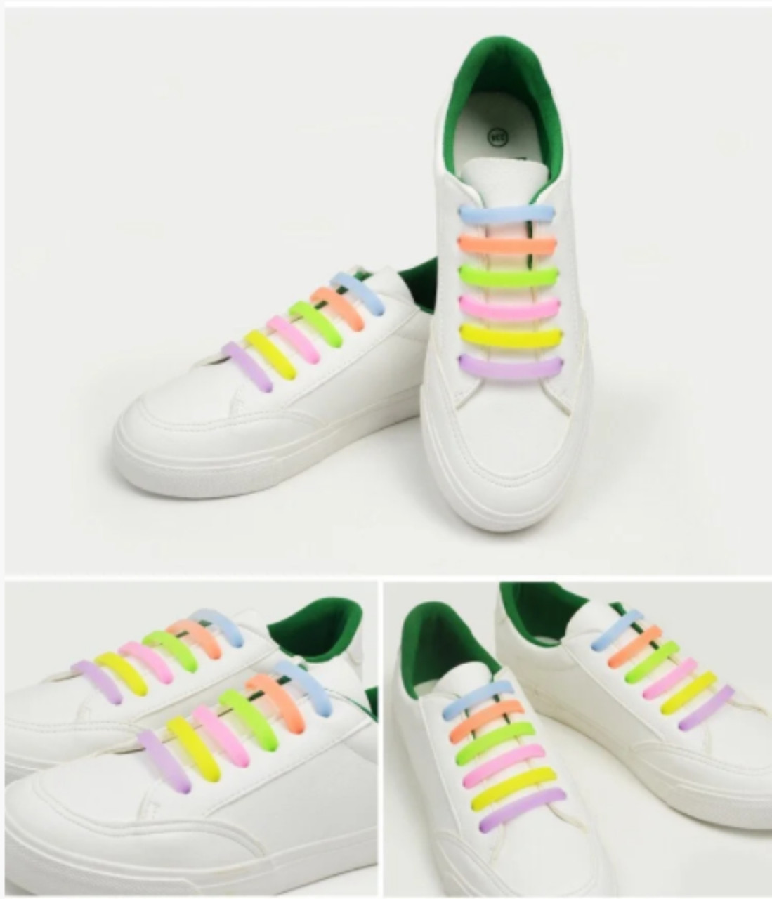 Шнурки для обуви силиконовые светящиеся - фото 1 - id-p1236650243