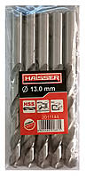 Сверло по металлу 13.0х101х151 мм цилиндрический хвостовик (DIN 338), HAISSER (HS101026/2011144) 15856
