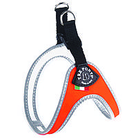 Шлея Tre Ponti Work in Progress жовтогарячий, розмір XXS No1(1-3 kg), пластикова застібка без регулювання