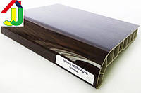 Подоконник Sauberg (Ламинация) Темный Дуб Глянец 550 мм влагостойкий, термостойкий, для окон