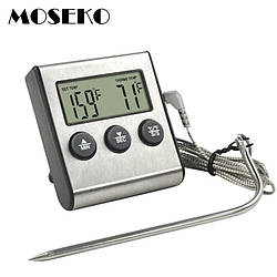 Електронний термометр із щупом для м'яса, кухонний таймер