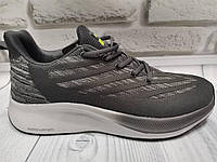 Мужские кроссовки Nike Zoom Running сетка серые ()