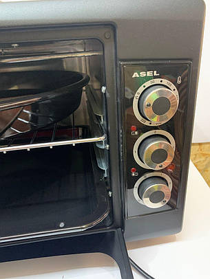 Електродуховка Asel AF-50-25 (50 літрів, з двома млинцями) Туреччина, фото 3