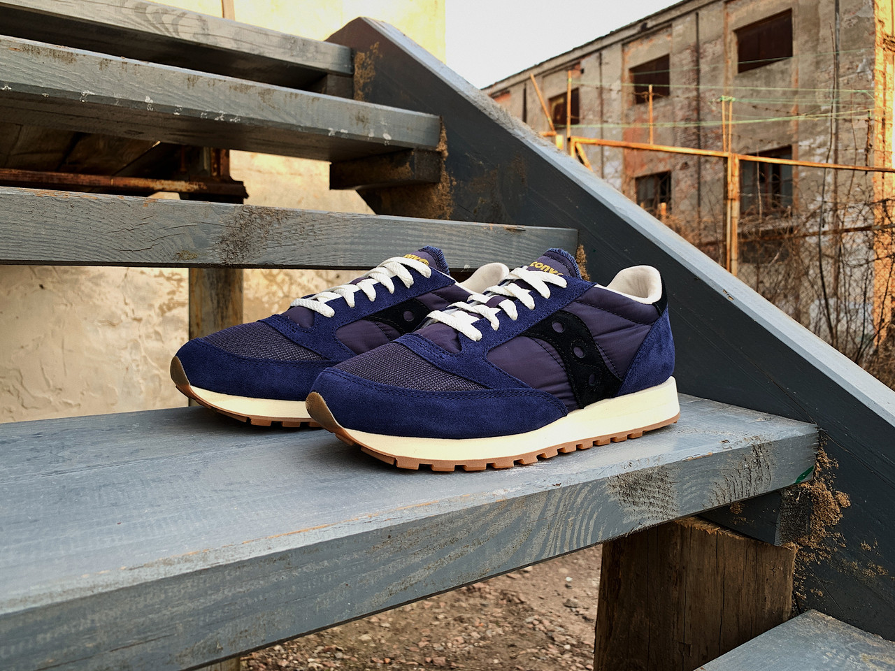 Чоловічі оригінальні кросівки Saucony Jazz Original Vintage Navy темно-сині