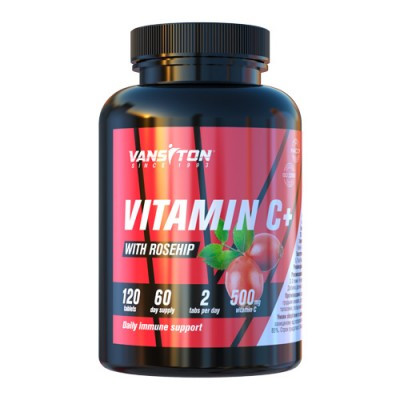 Вітамінний комплекс Vitamin C complex with roses (120 табл.) Vansiton