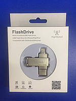 Флешка переходник hp для iPhone и iPad FlashDrive / Флеш накопитель на 32 Гб