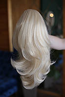 Хвост-шиньон на крабе Elegant волнистый 30 см классический блонд