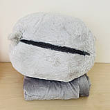 Дитяча іграшка - плед Хом'як 3 в 1. Розмір іграшки 45 см. Розмір пледа 120*160см., фото 2