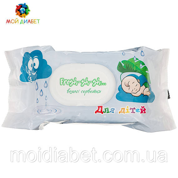 Вологі серветки Fresh-sh 120 шт.