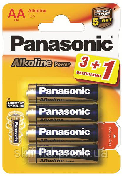 Батарейка Panasonic ALKALINE POWER AAA BLI 4 (3+1)