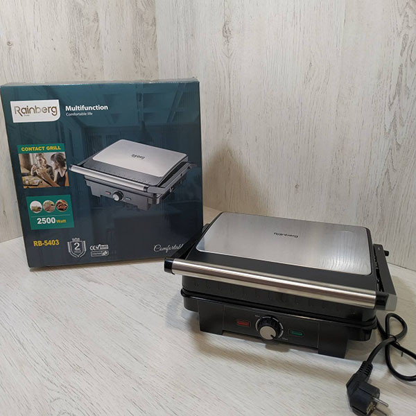 Гриль c терморегулятором Rainberg RB-5403 2500W