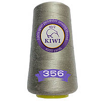 Нитки швейні KIWI №40/2 поліестер 4000 ярдів №356