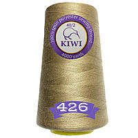 Нитки швейні KIWI №40/2 поліестер 4000 ярдів №426