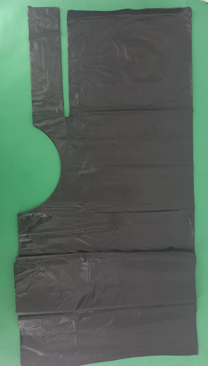 Одноразова накидка перукарня поліетиленова 50шт (1 пач.), фото 1