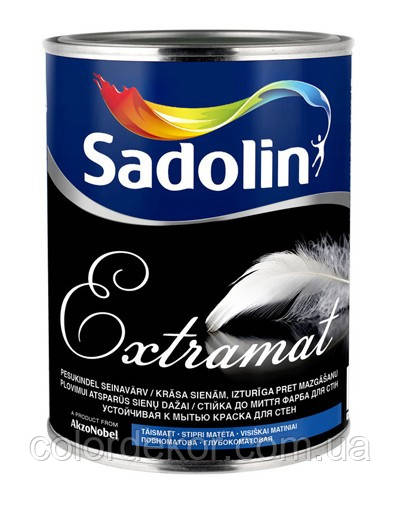 Фарба для стін і стелі Sadolin INOVA EXTRAMAT (Інова Екстрамат) 1 л